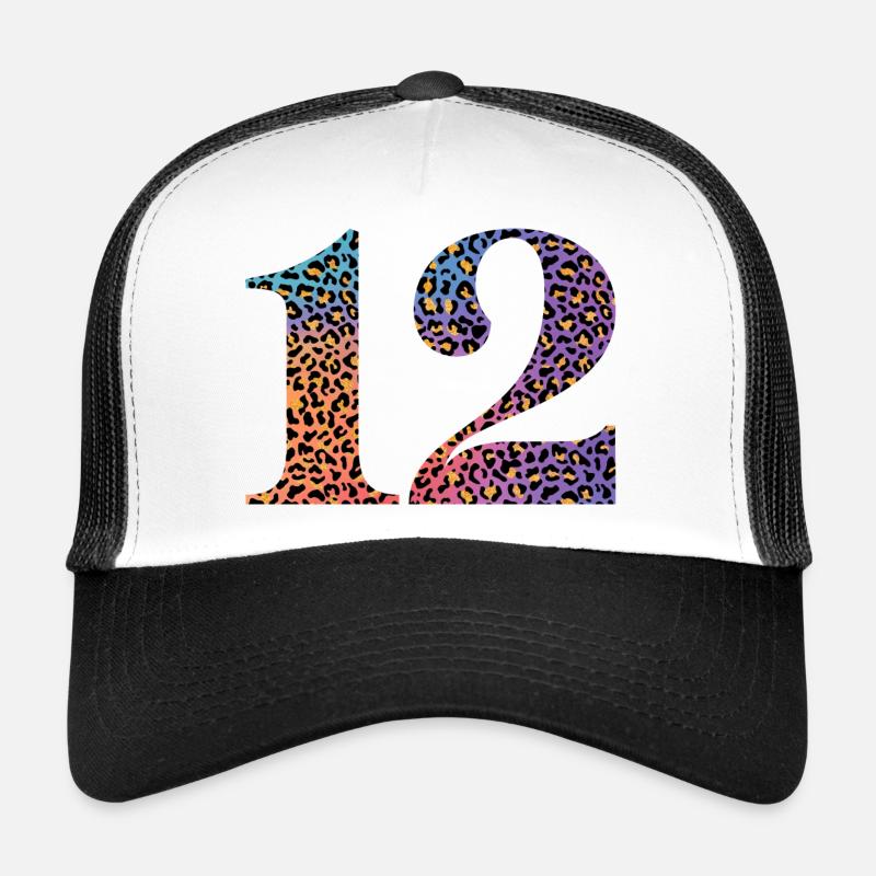 12e anniversaire léopard Casquette trucker 