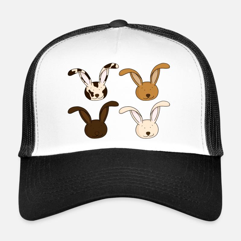 Four Cute Bunnies Trucker Cap
