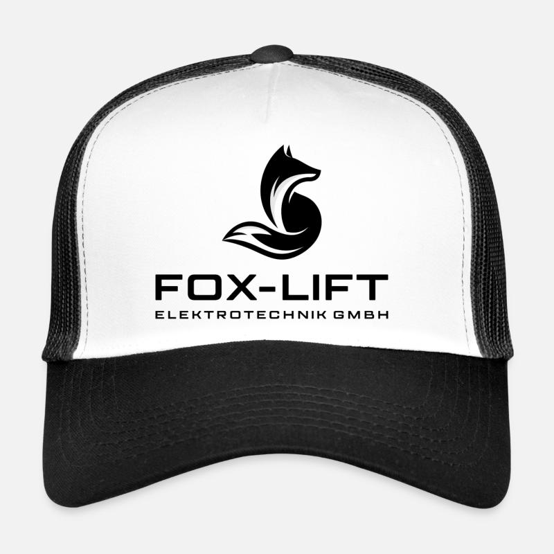 Fox lift Elektrotechnik GmbH 3 - Trucker Cap - Weiß/Schwarz