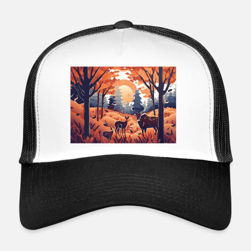Champs sous le soleil (Collection d’automne) Casquette trucker 