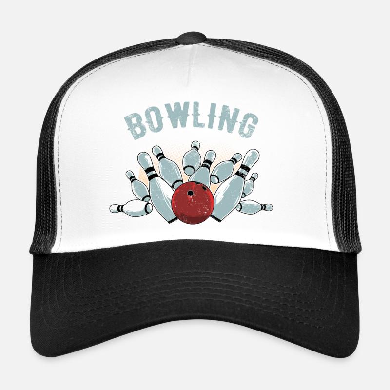 Bowling Strike Skizze Trucker Cap