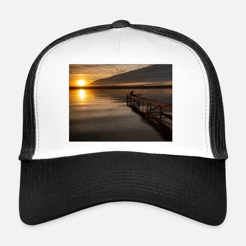 Sunset at Lake Ammersee Trucker Cap