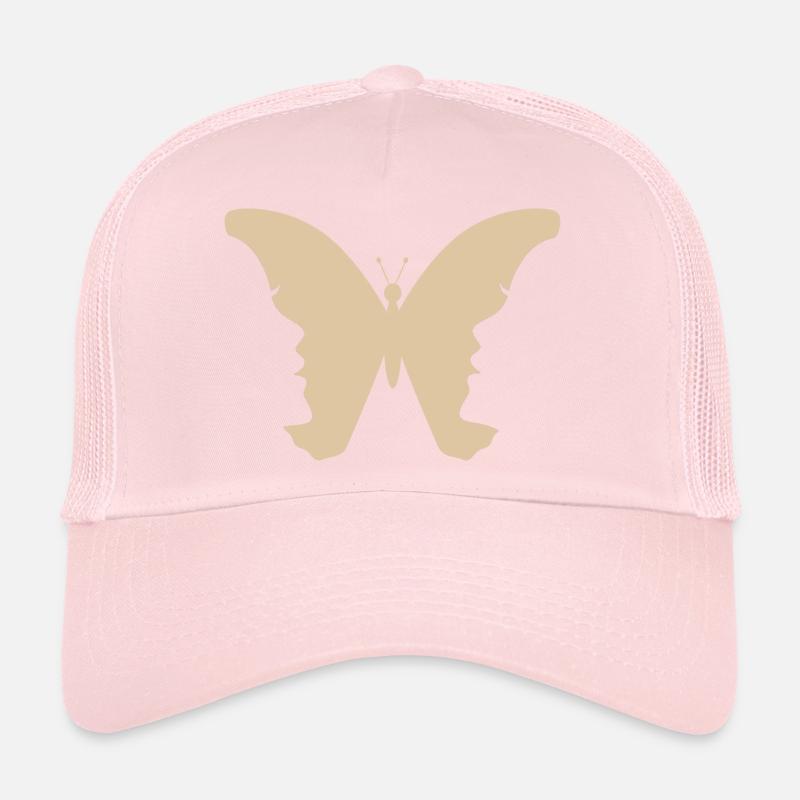 Papillon visage Casquette trucker 