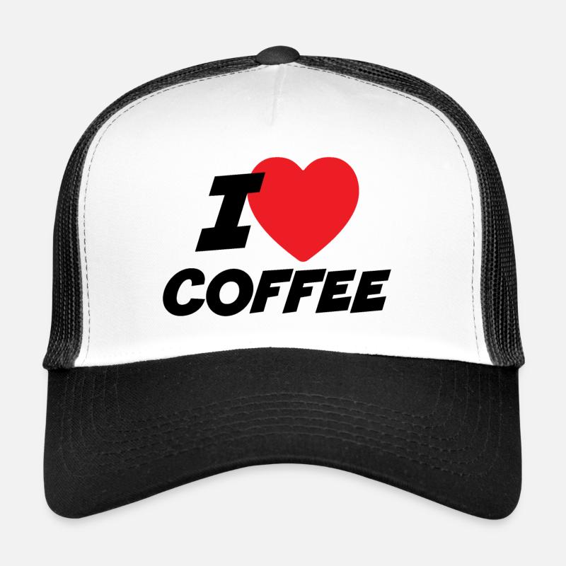 I Love Coffee Trucker Cap