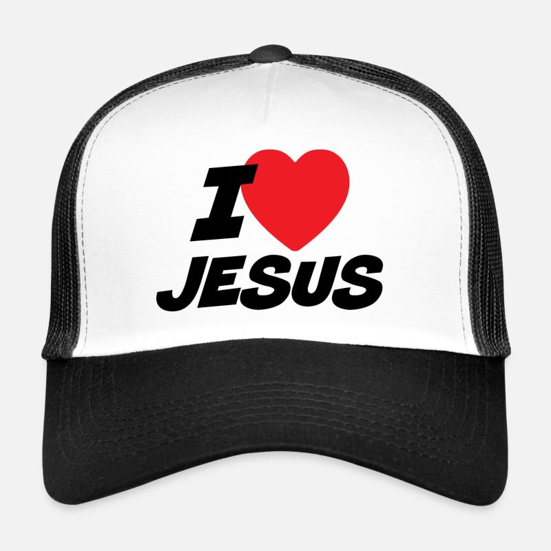 Ich liebe Jesus Trucker Cap