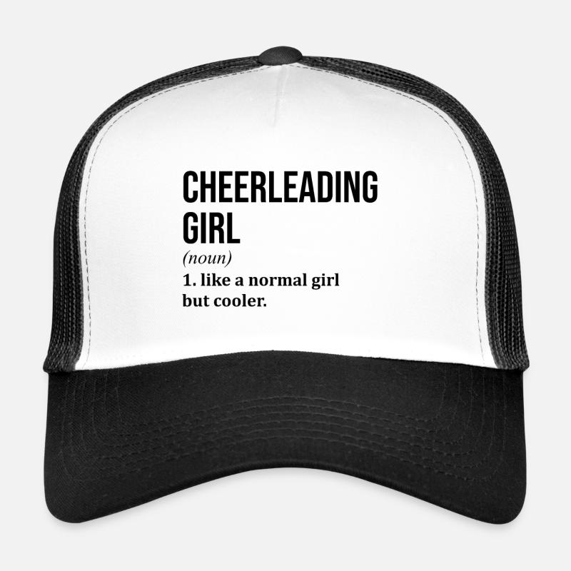 Cheerleader - Trucker Cap - Weiß/Schwarz