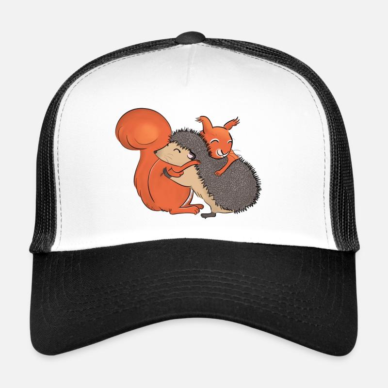 Écusson - Casquette trucker  - blanc/noir