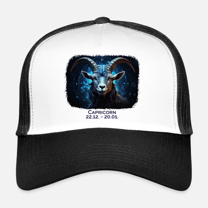 Sternzeichen Steinbock Datum Trucker Cap