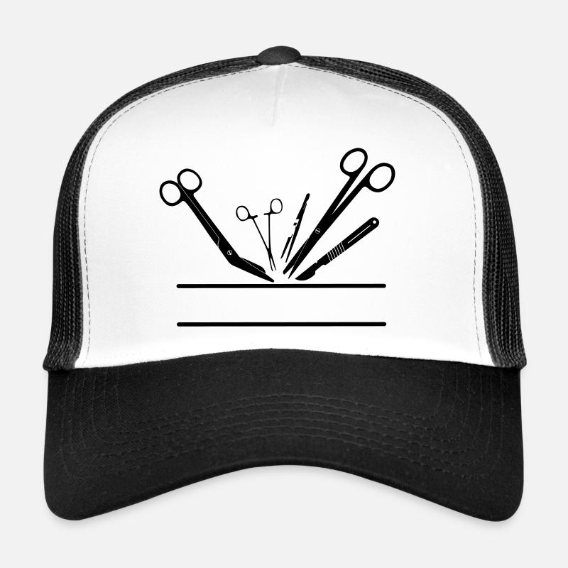 Bannière de nom d’outil d’opération Casquette trucker 