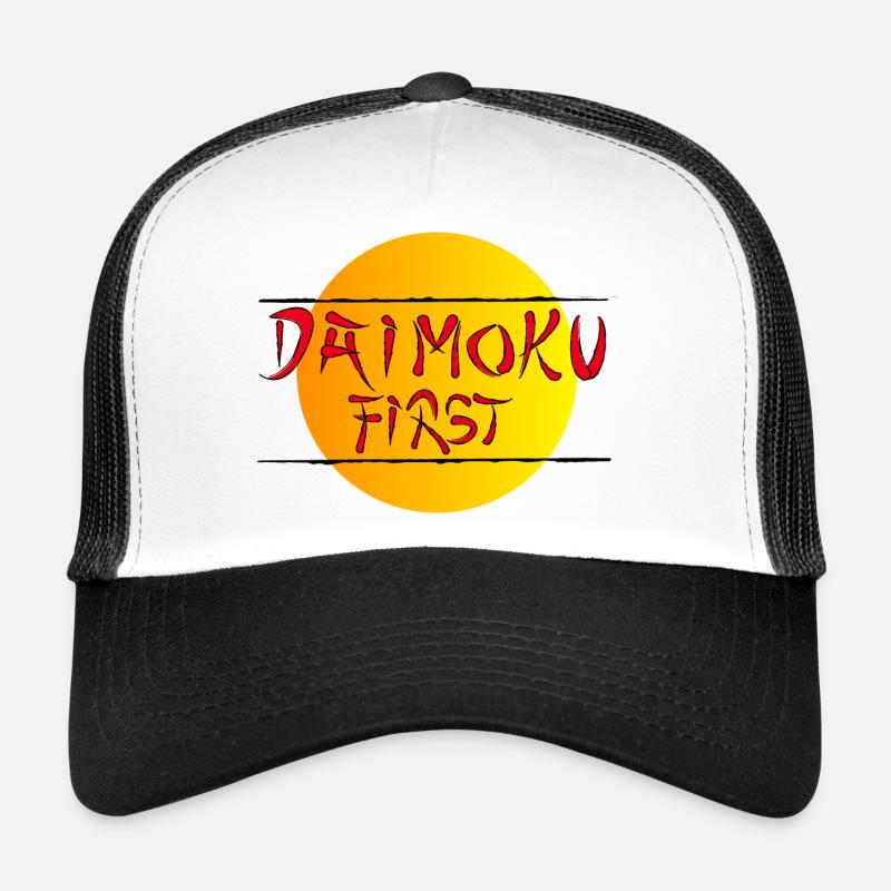 Daimoku First - Trucker Cap - Weiß/Schwarz