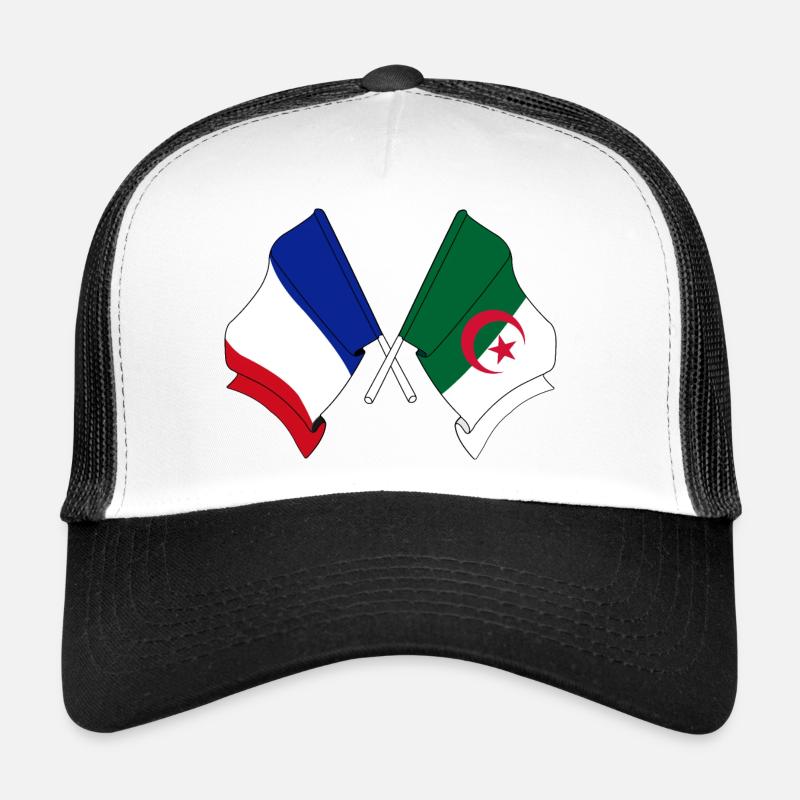 Flagge Frankreichs, Flagge Algeriens Trucker Cap