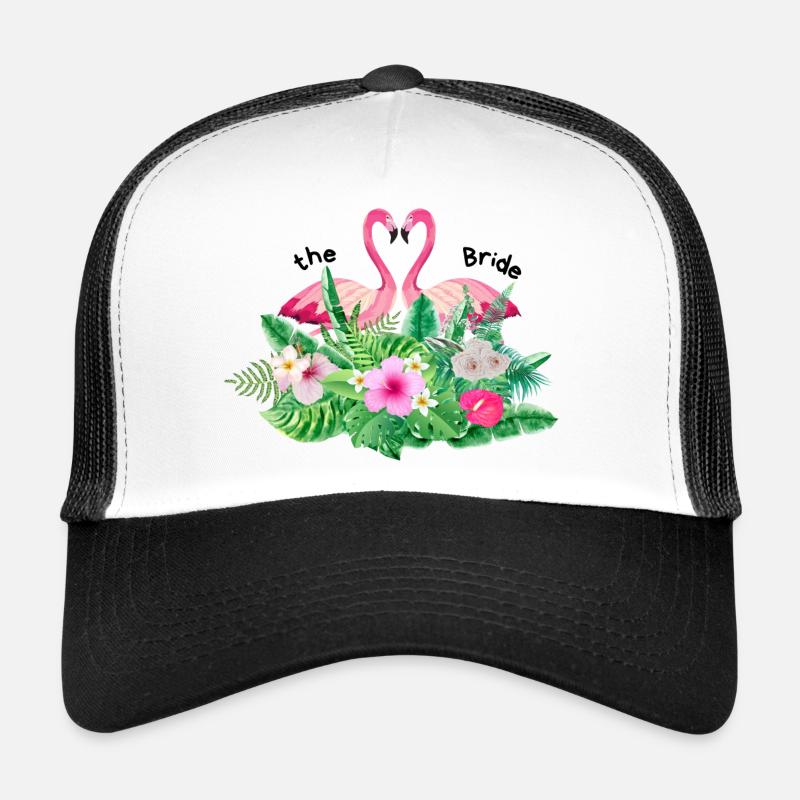 Der Flanschflamingo tropisch Trucker Cap