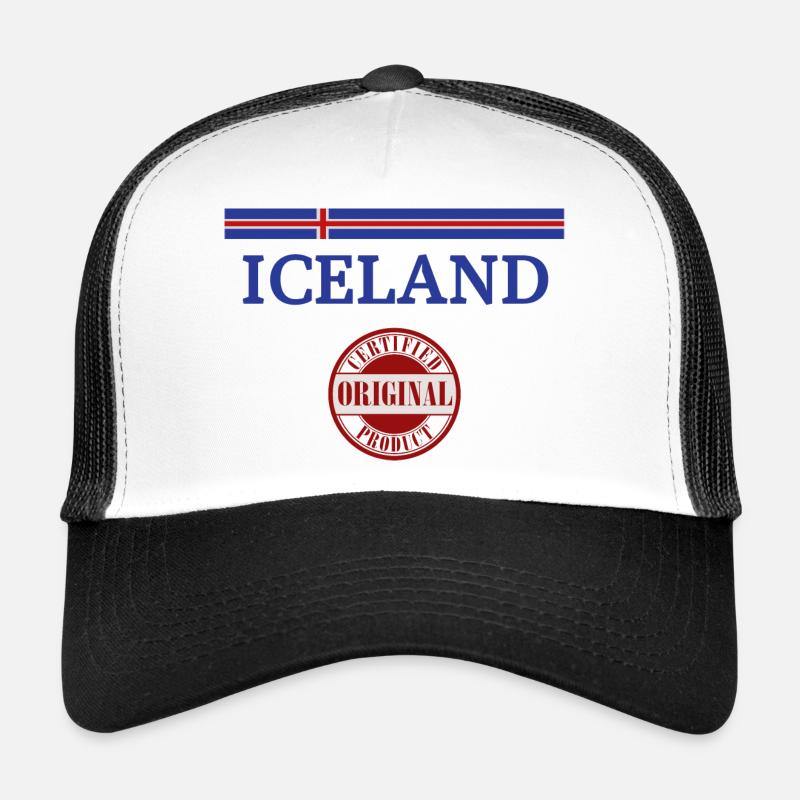 Drapeau de l’Islande, fierté islandaise Casquette trucker 