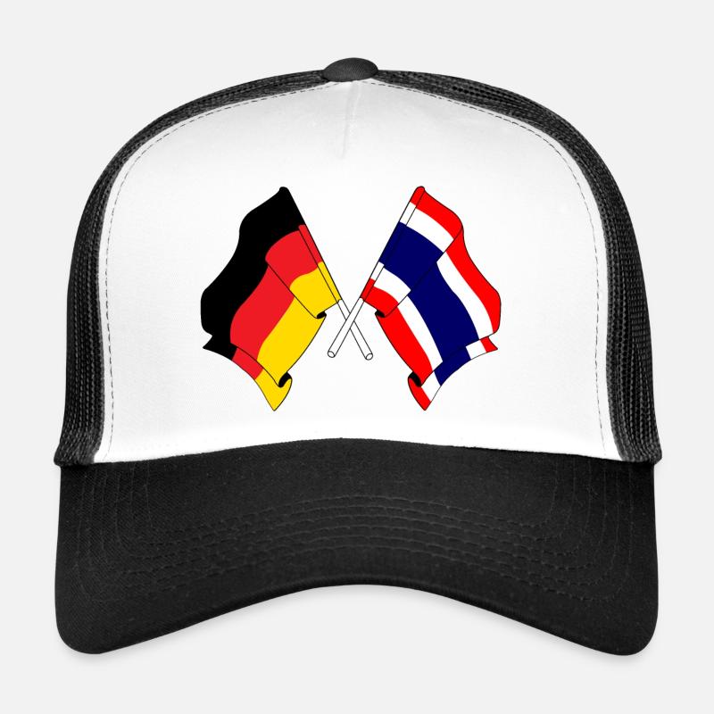 Flag Germany Thailand Trucker Cap
