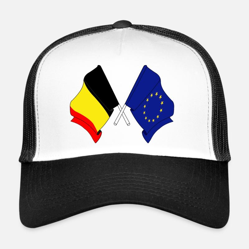 Flag Belgium Europe Trucker Cap