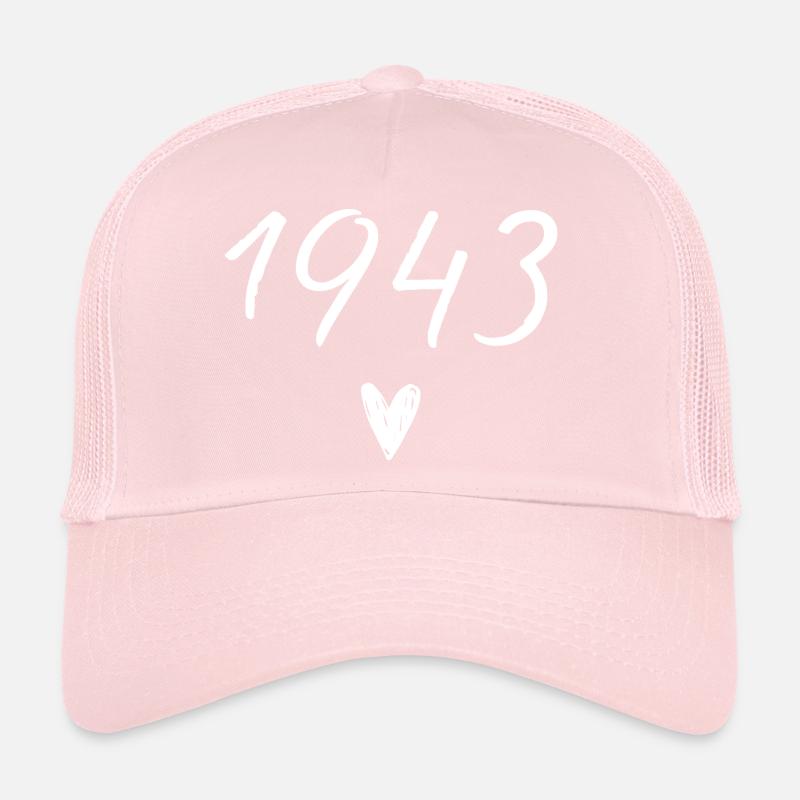 1943 coeur anniversaire Casquette trucker 