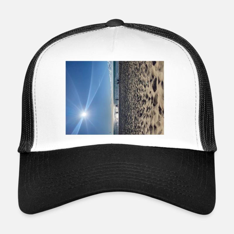 Sunshine&Ocean - Trucker Cap - Weiß/Schwarz