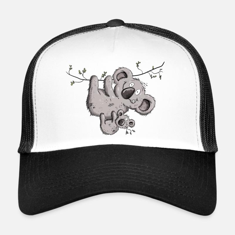 Drolliger Koala Bär Mit Koala Baby Trucker Cap