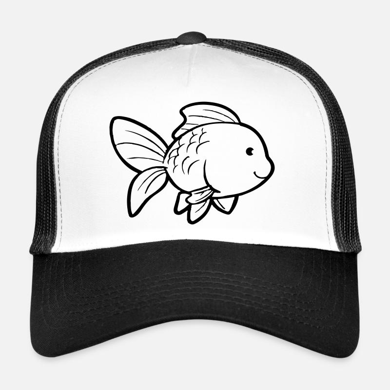 Poisson rouge Casquette trucker 