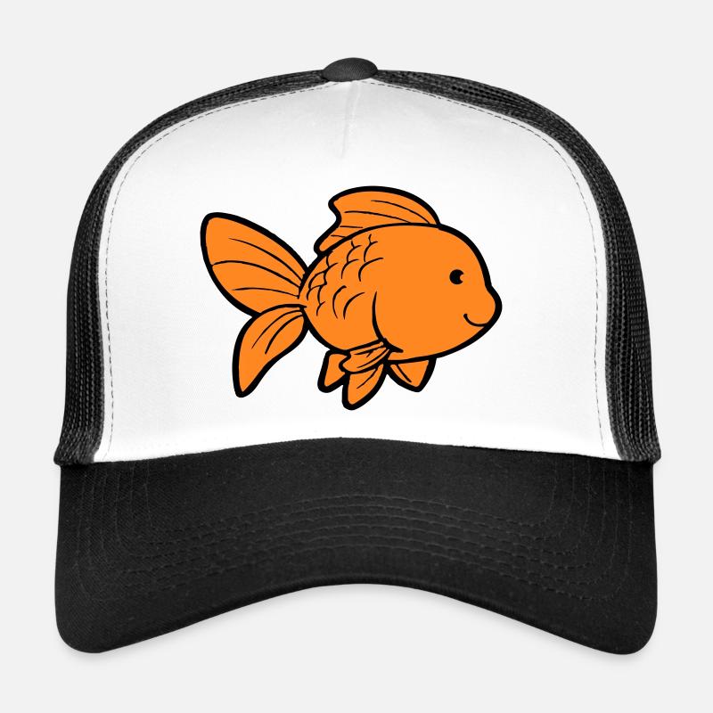 Poisson Poisson Rouge Casquette trucker 