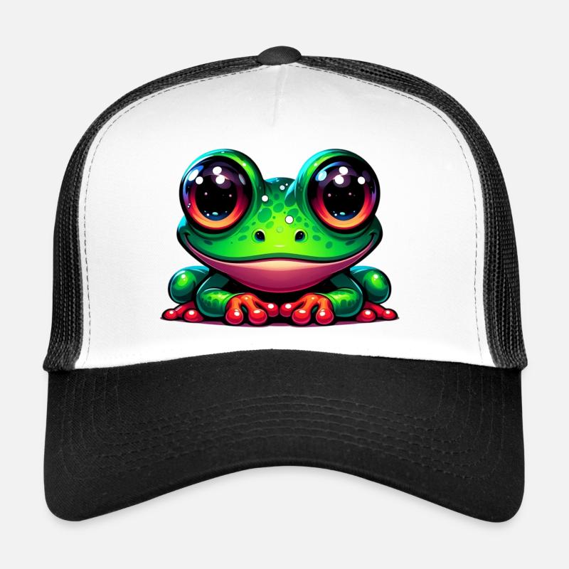 Frog - Trucker Cap - white/black