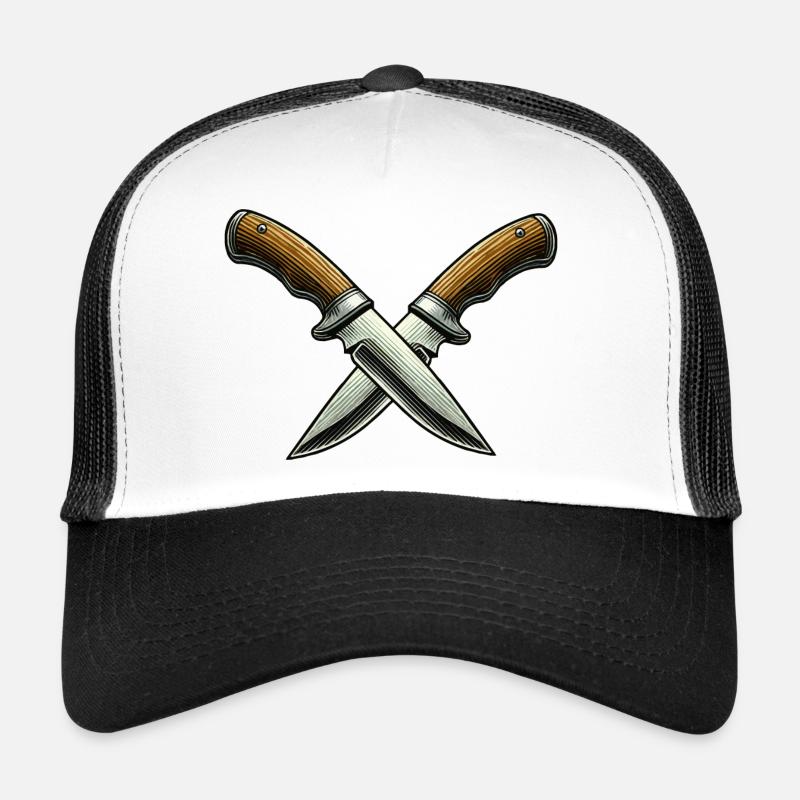 couteau 2 Casquette trucker 