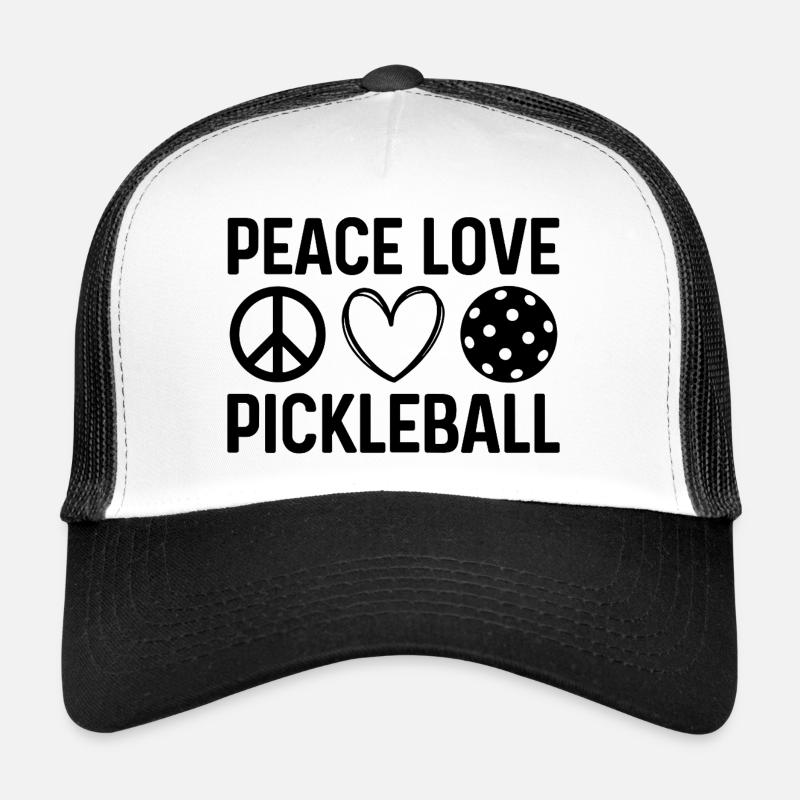 Peace Love Pickleball Casquette trucker 