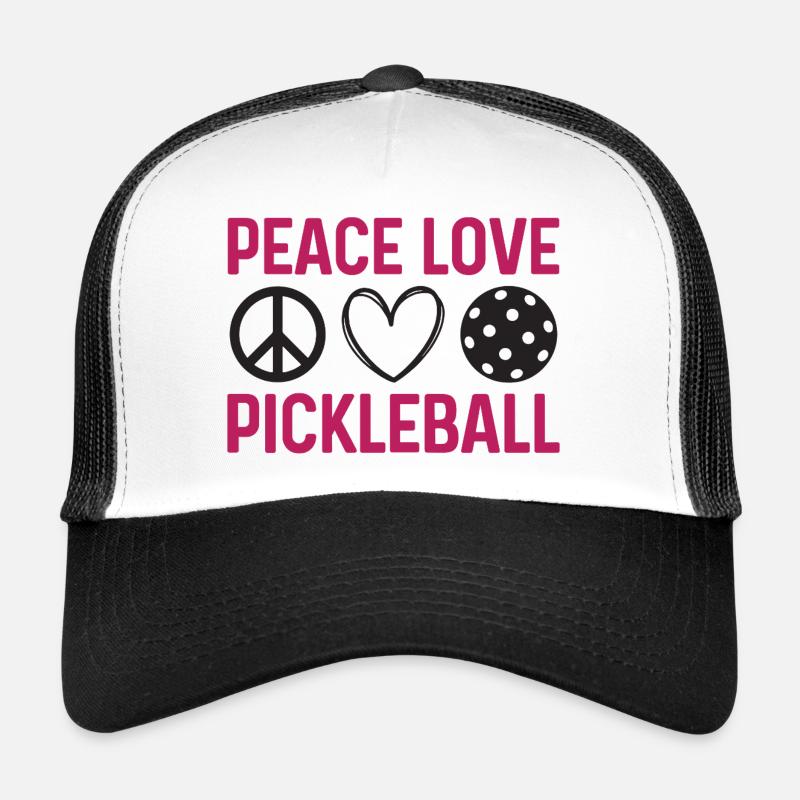Peace Love Pickleball Casquette trucker 