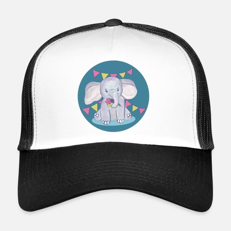 Elefant feiert Geburtstag Trucker Cap