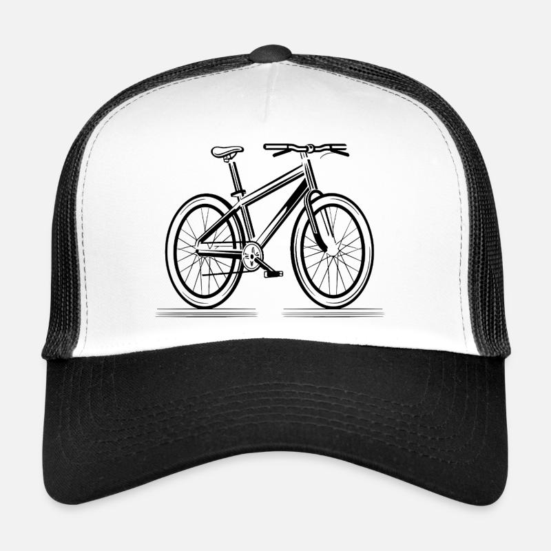 Croquis de bicyclette Casquette trucker 