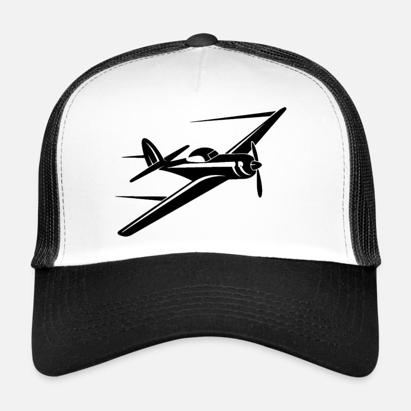 Dessin de l’avion de l’hélice Casquette trucker 
