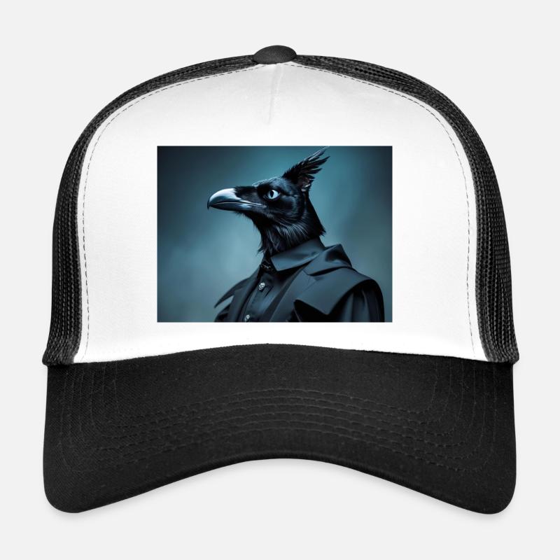 Mystic Eagle Portrait Design Trucker Cap