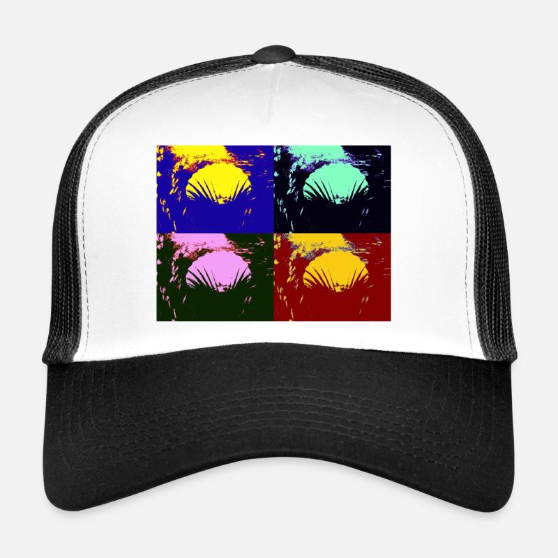 Shell - Trucker Cap - white/black