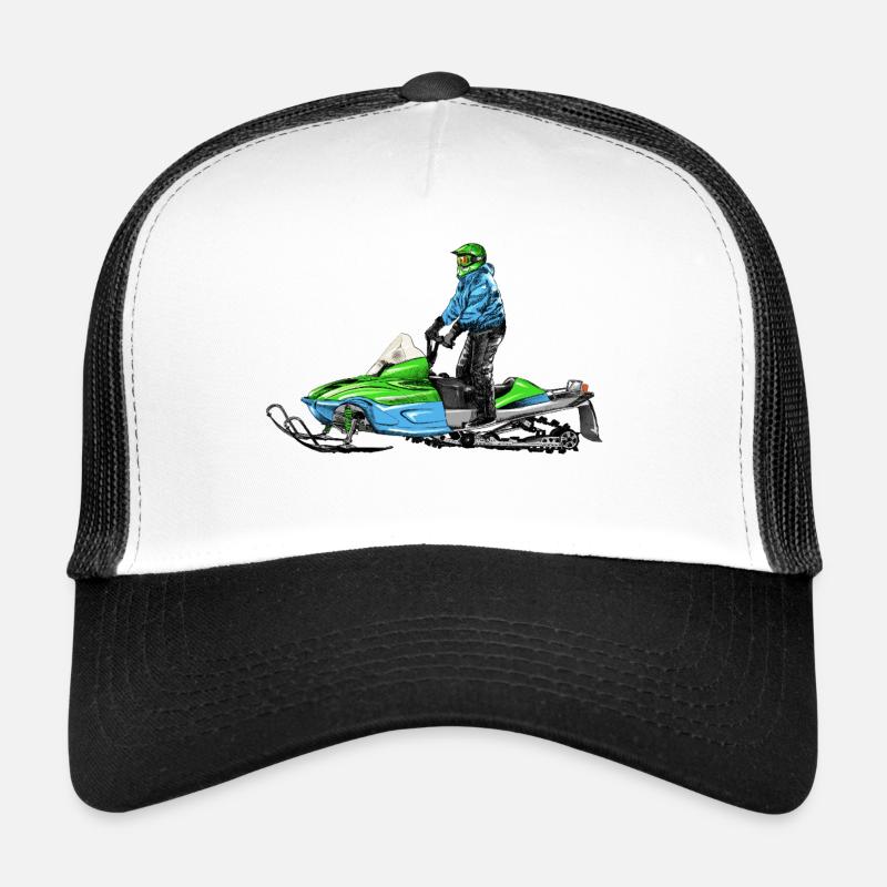 Snowmobile Trucker Cap