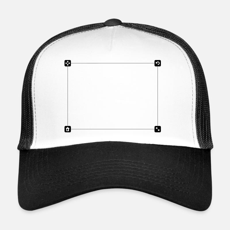 Motivfeld - Trucker Cap - Weiß/Schwarz