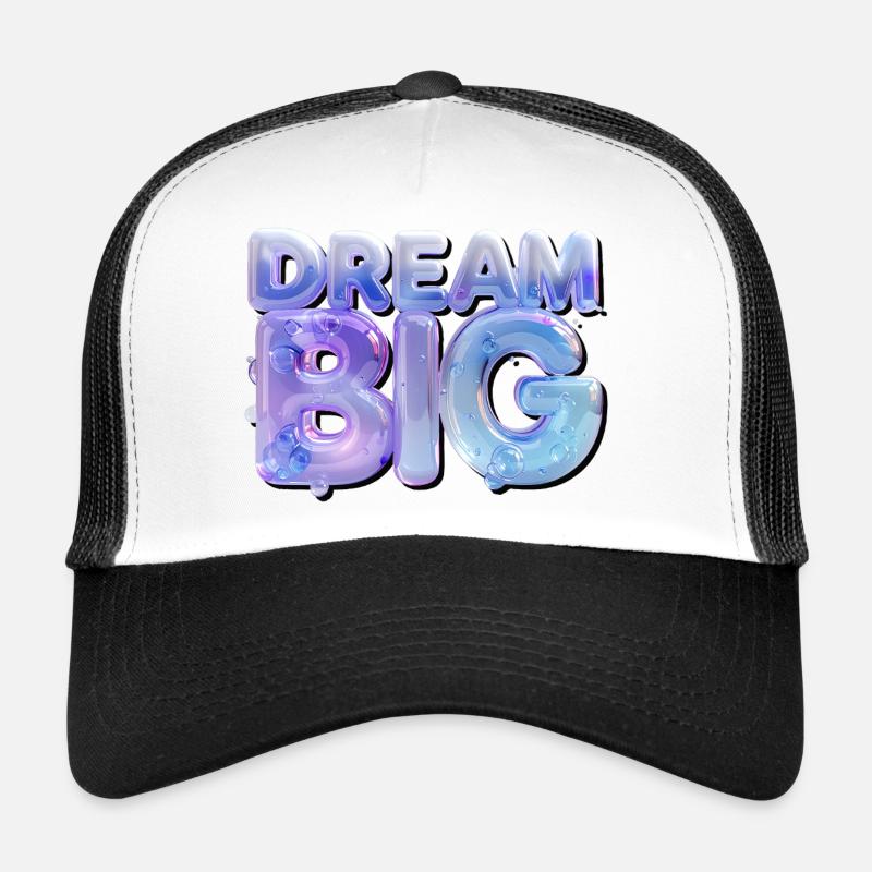 Dream Big in Glitter 3D Letters Trucker Cap