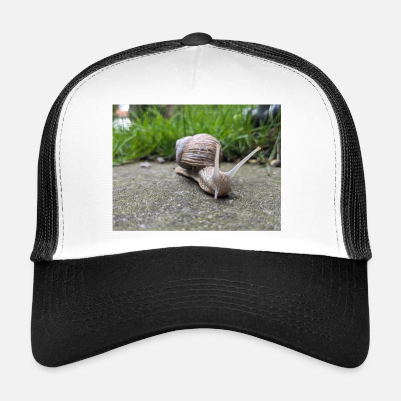 Escargots Macro Natural Design Casquette trucker 