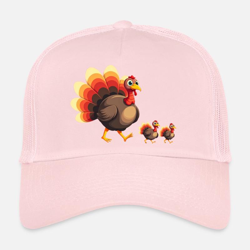 Bébé dinde de Thanksgiving Casquette trucker 