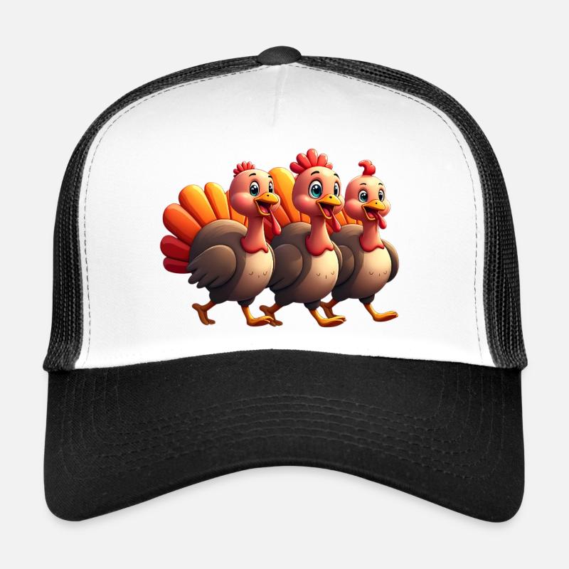 Bébé dinde de Thanksgiving Casquette trucker 