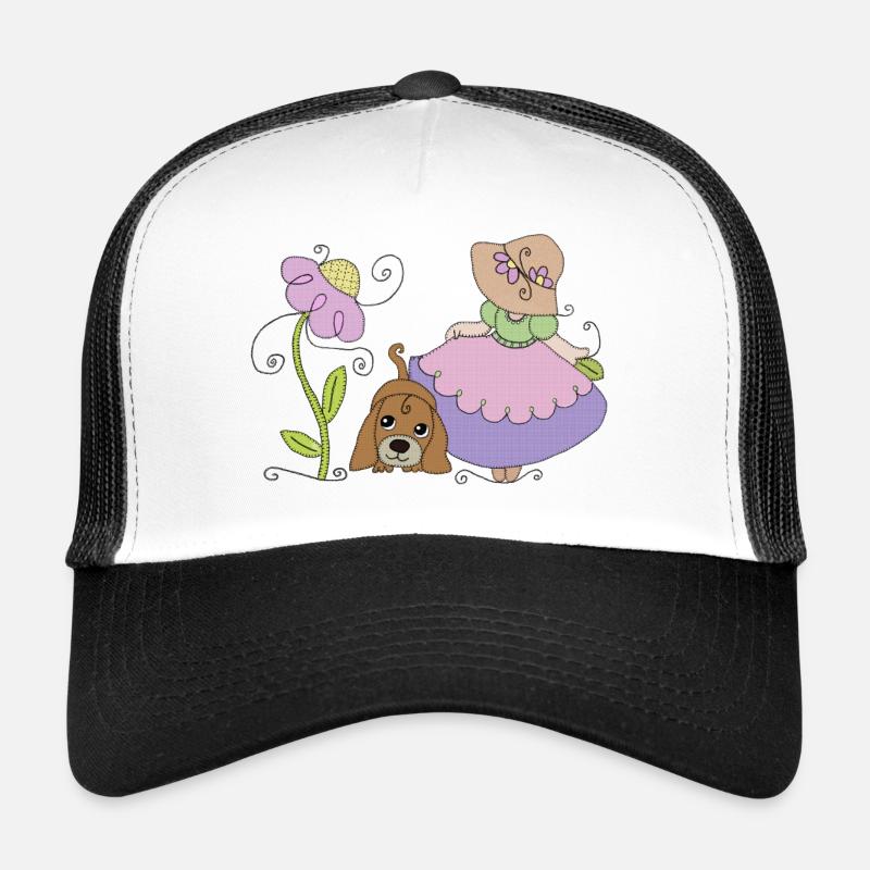 Maedchen_mit_Hund Trucker Cap
