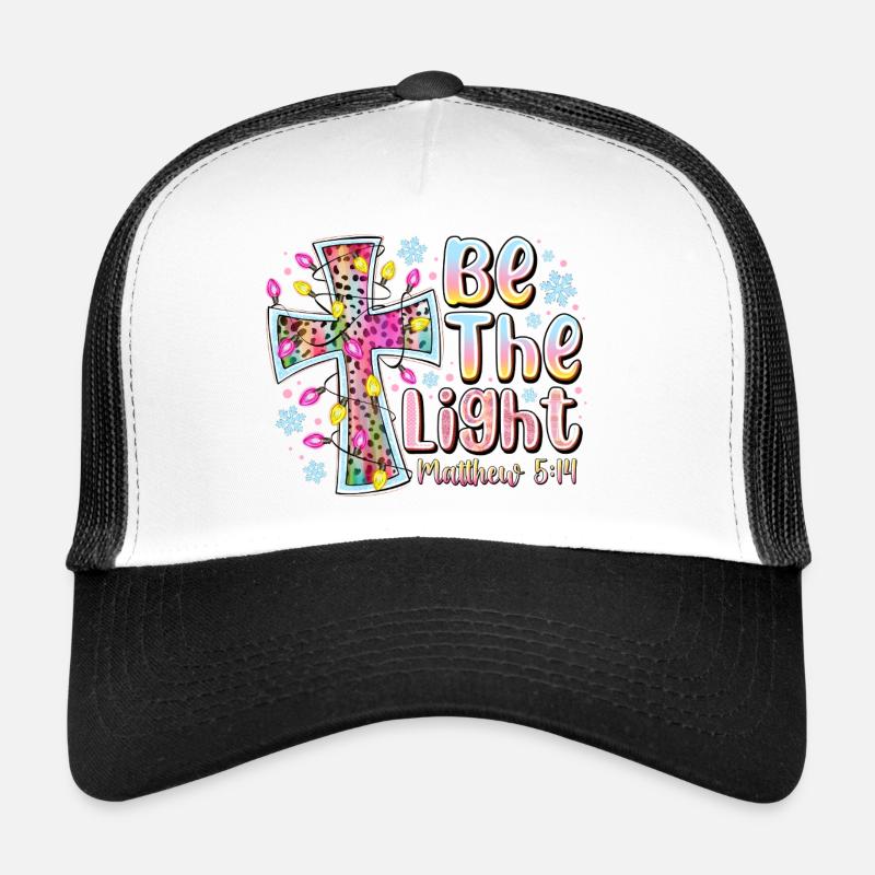 Sei das Lichtkreuz-Prisma Trucker Cap