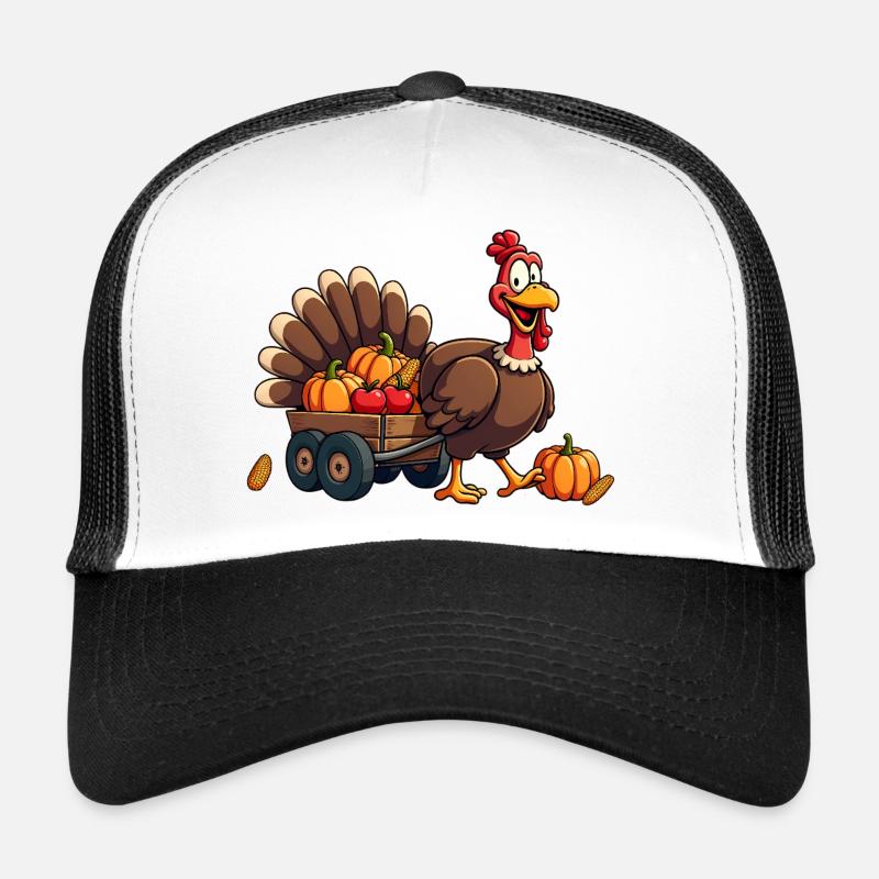 Thanksgiving Drôle Dinde de Thanksgiving Casquette trucker 