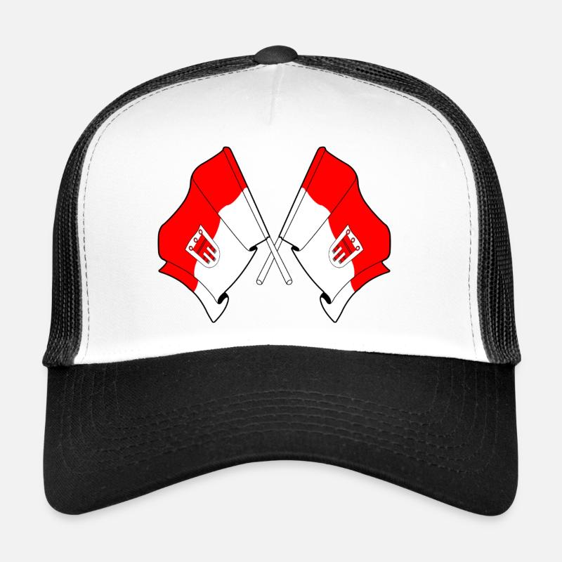 Drapeaux du Vorarlberg croisés Casquette trucker 