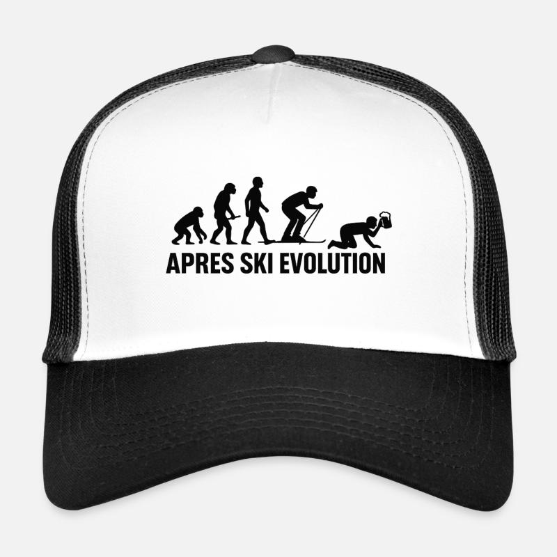 Après Ski Evolution Skiing Ski Holiday Trucker Cap