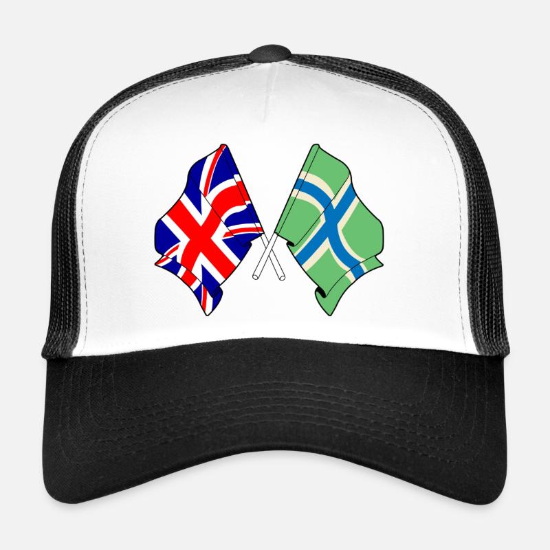 Gloucestershire & Great Britain Flag Trucker Cap
