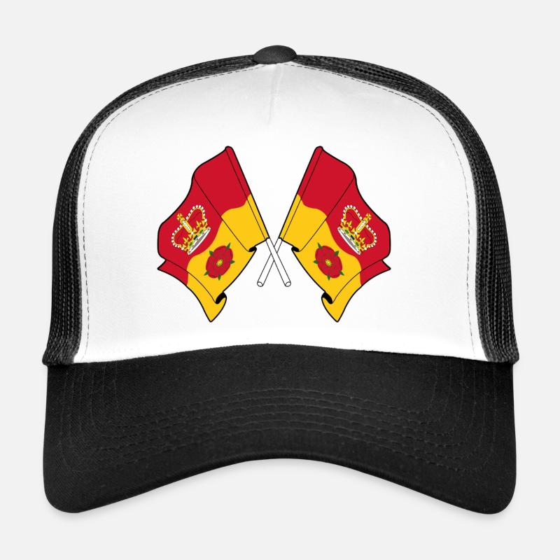 Hampshire Crossed Flags Trucker Cap