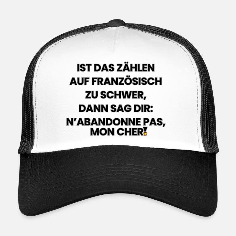 Germano-Français-Rime 1 (Ver. B) Casquette trucker 
