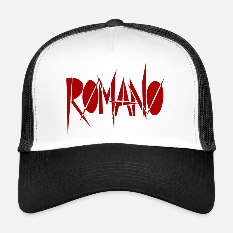 Romano Graffiti Font - Color Variable Trucker Cap