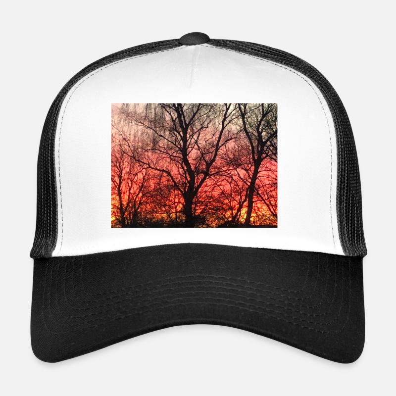 coucher de soleil Casquette trucker 