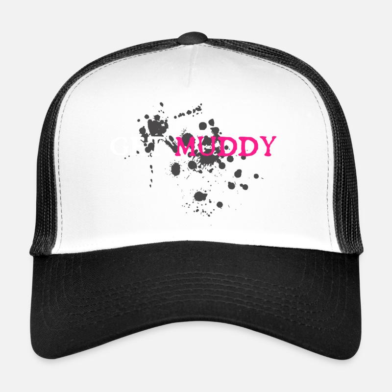 Get muddy Schlammlauf Mud Run Muddy Race Trucker Cap